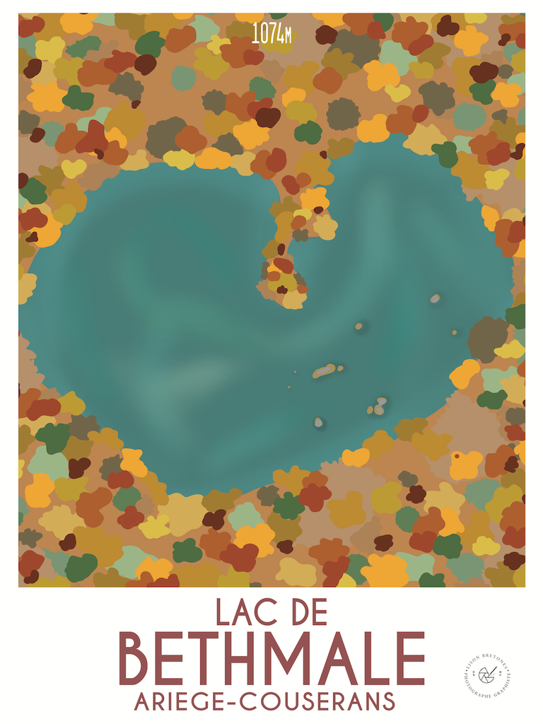 Affiche Lac de Bethmale