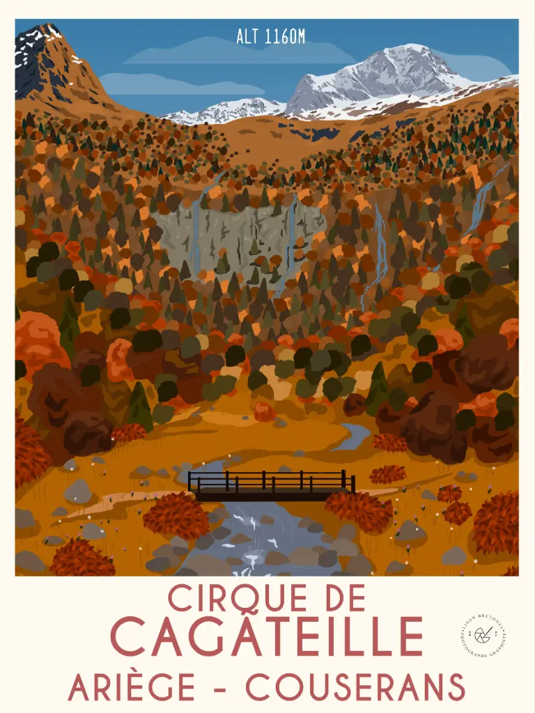 Affiche cirque de Cagateille