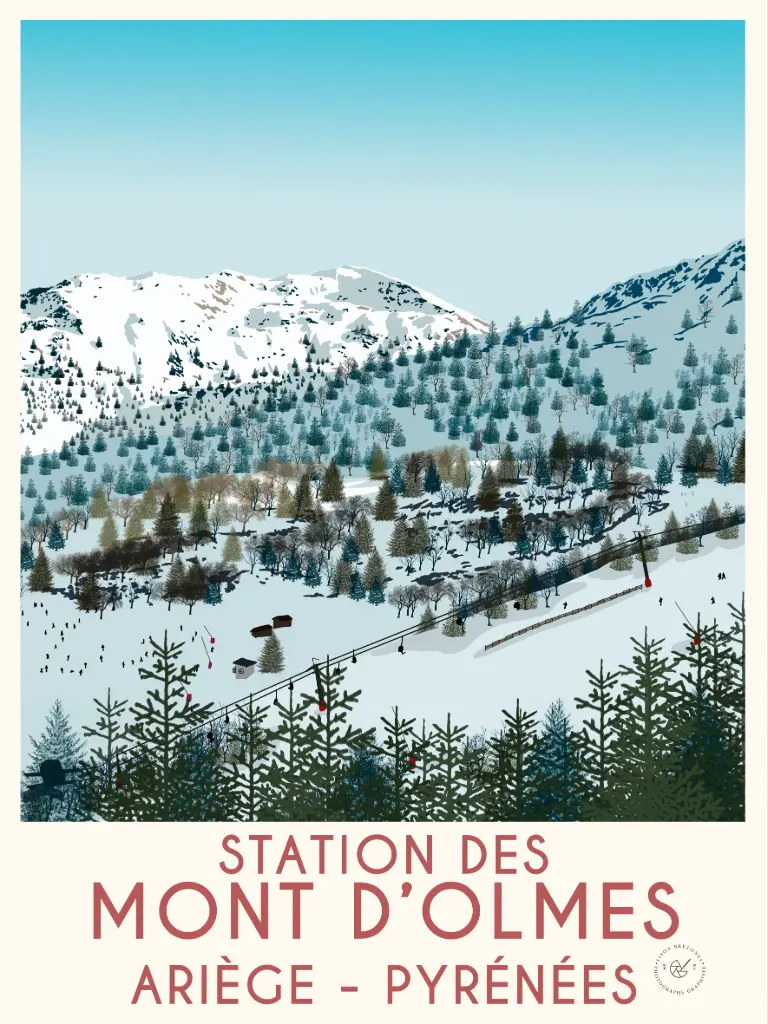 Carte postale - Mont d'Olmes