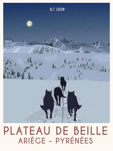 Affiche Plateau de Beille
