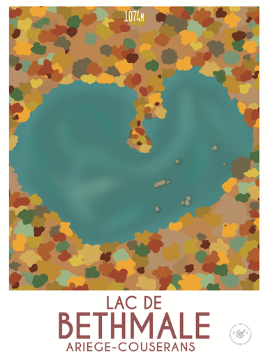 Affiche Lac de Bethmale
