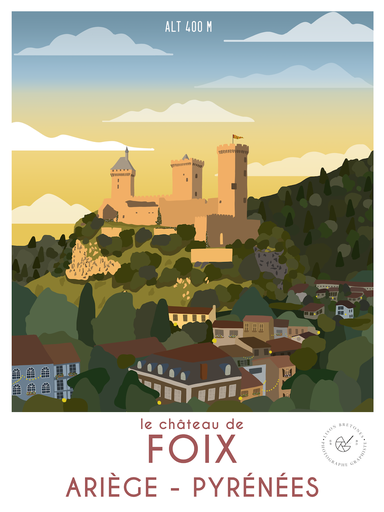 Affiche Château de Foix