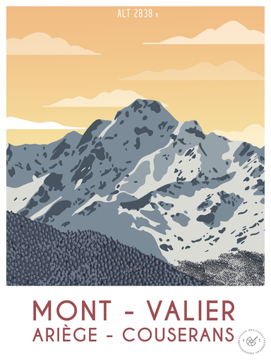 Affiche Mont Valier