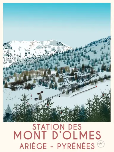 Carte postale - Mont d'Olmes