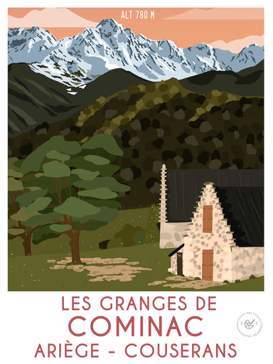 Affiche Granges de Cominac